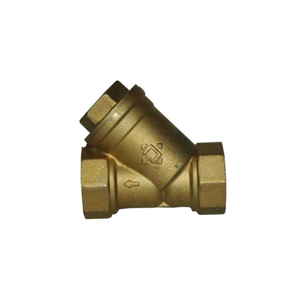 Brass Y Strainer with Stainless Steel Screen